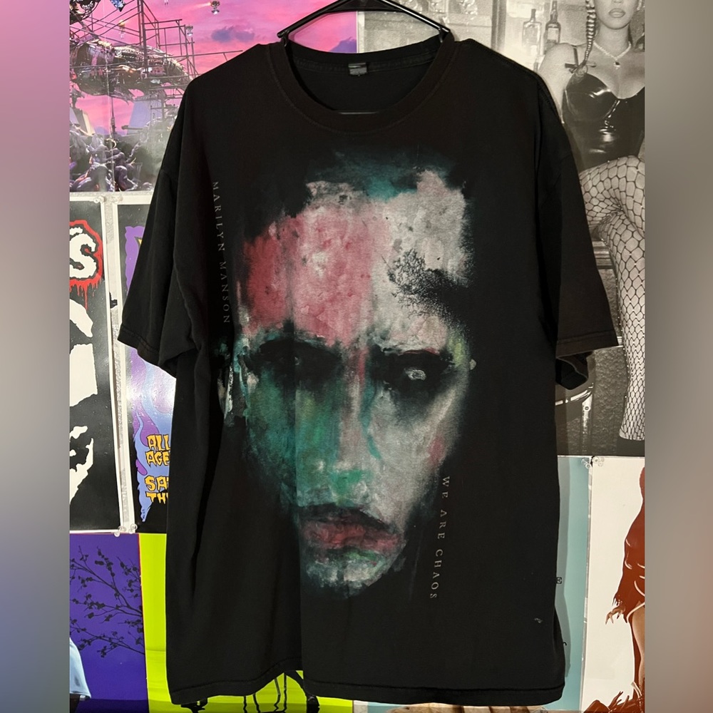 Marylin Manson Goth Graphic Tee